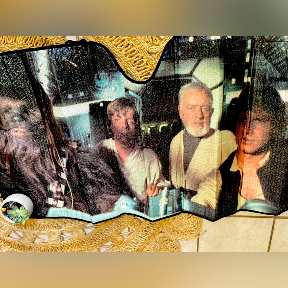 Star Wars Millennium Falcon Cockpit Accordian-Style Windshield Sunshade